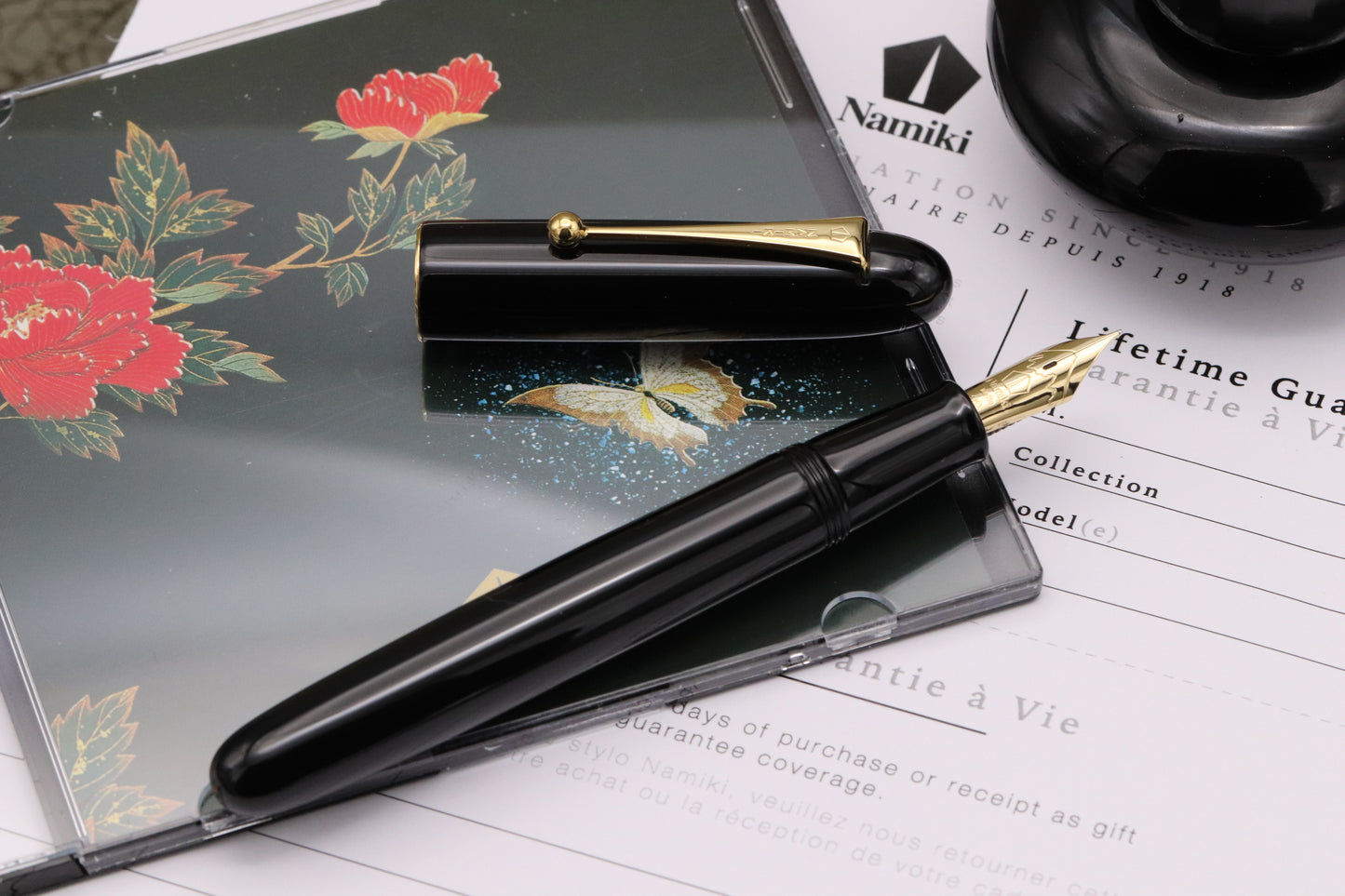 Namiki Yukari Royale Black Urushi Fountain Pen - INKED ONCE