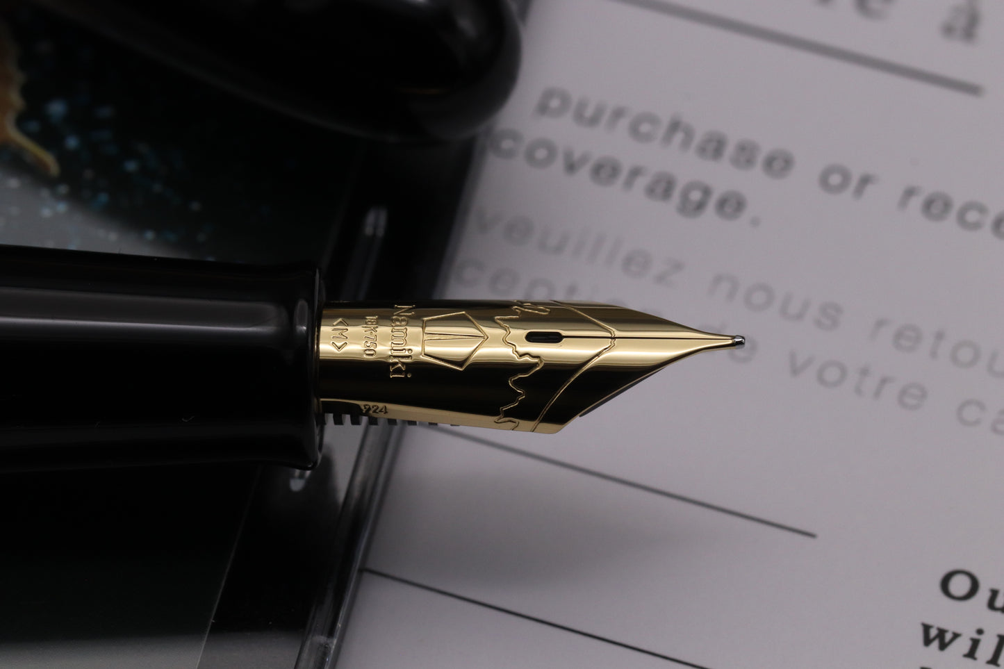 Namiki Yukari Royale Black Urushi Fountain Pen - INKED ONCE