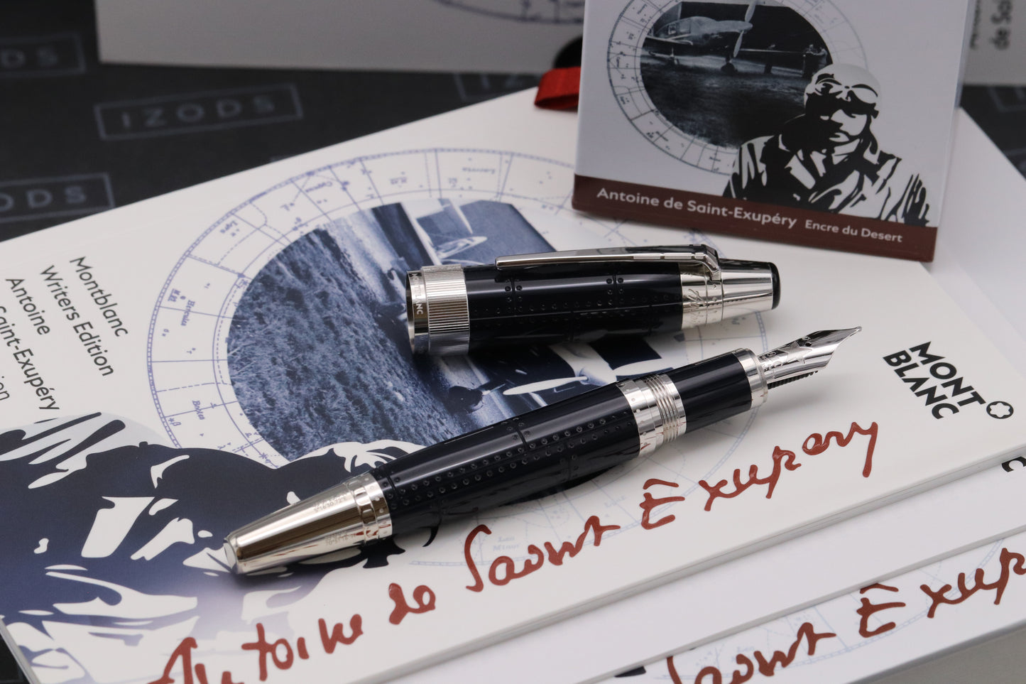 Montblanc Writers Edition Antoine de Saint-Exupery Fountain Pen with Unused Ink