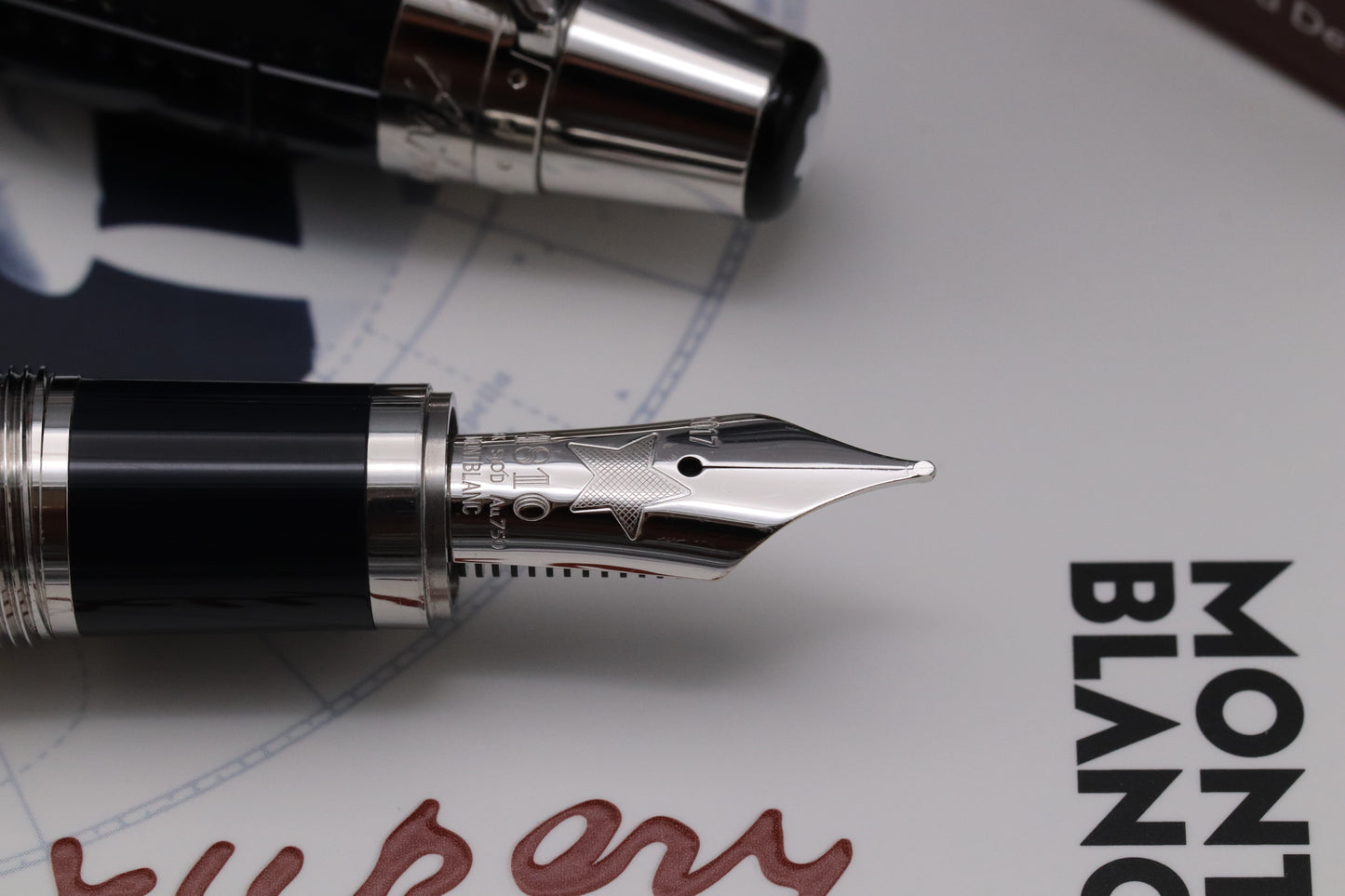 Montblanc Writers Edition Antoine de Saint-Exupery Fountain Pen with Unused Ink