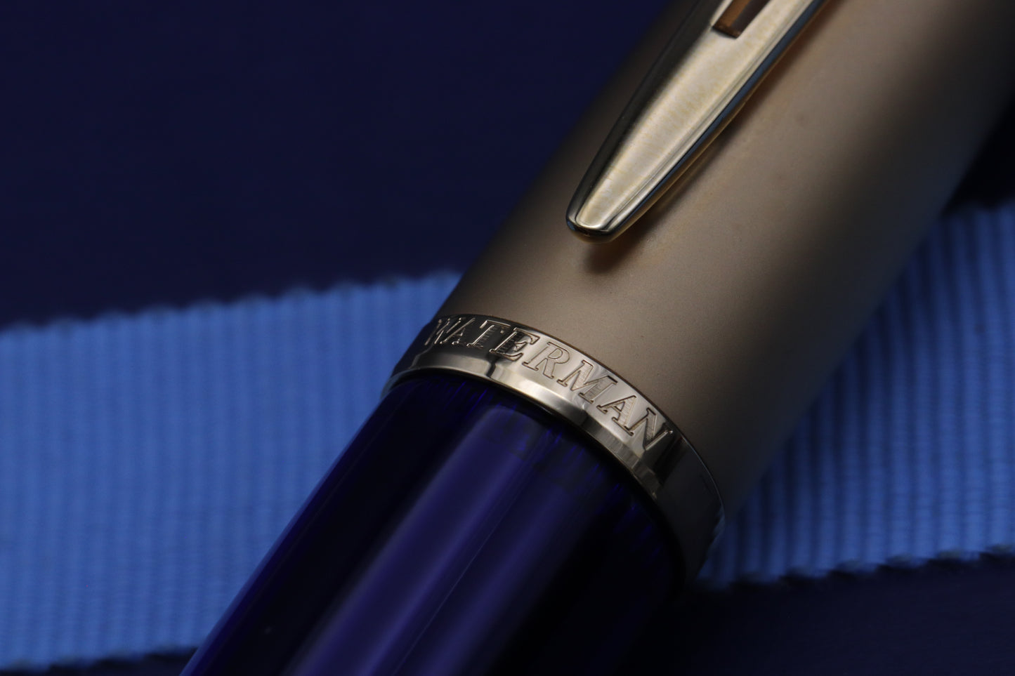 Waterman Edson Sapphire Blue Fountain Pen