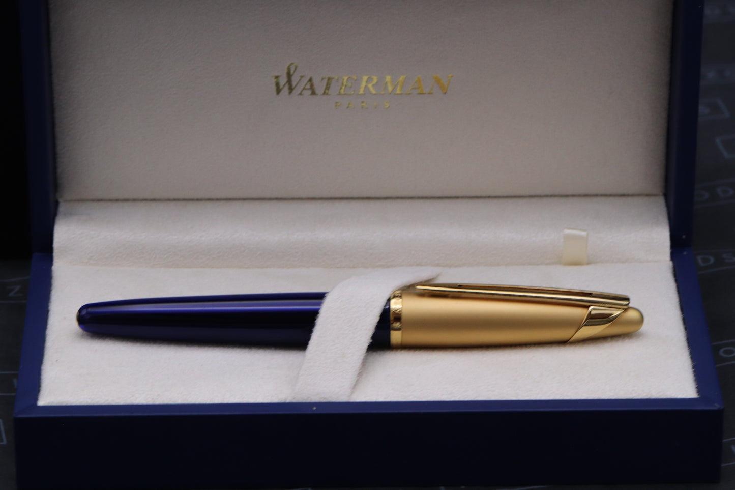 Waterman Edson Sapphire Blue Fountain Pen