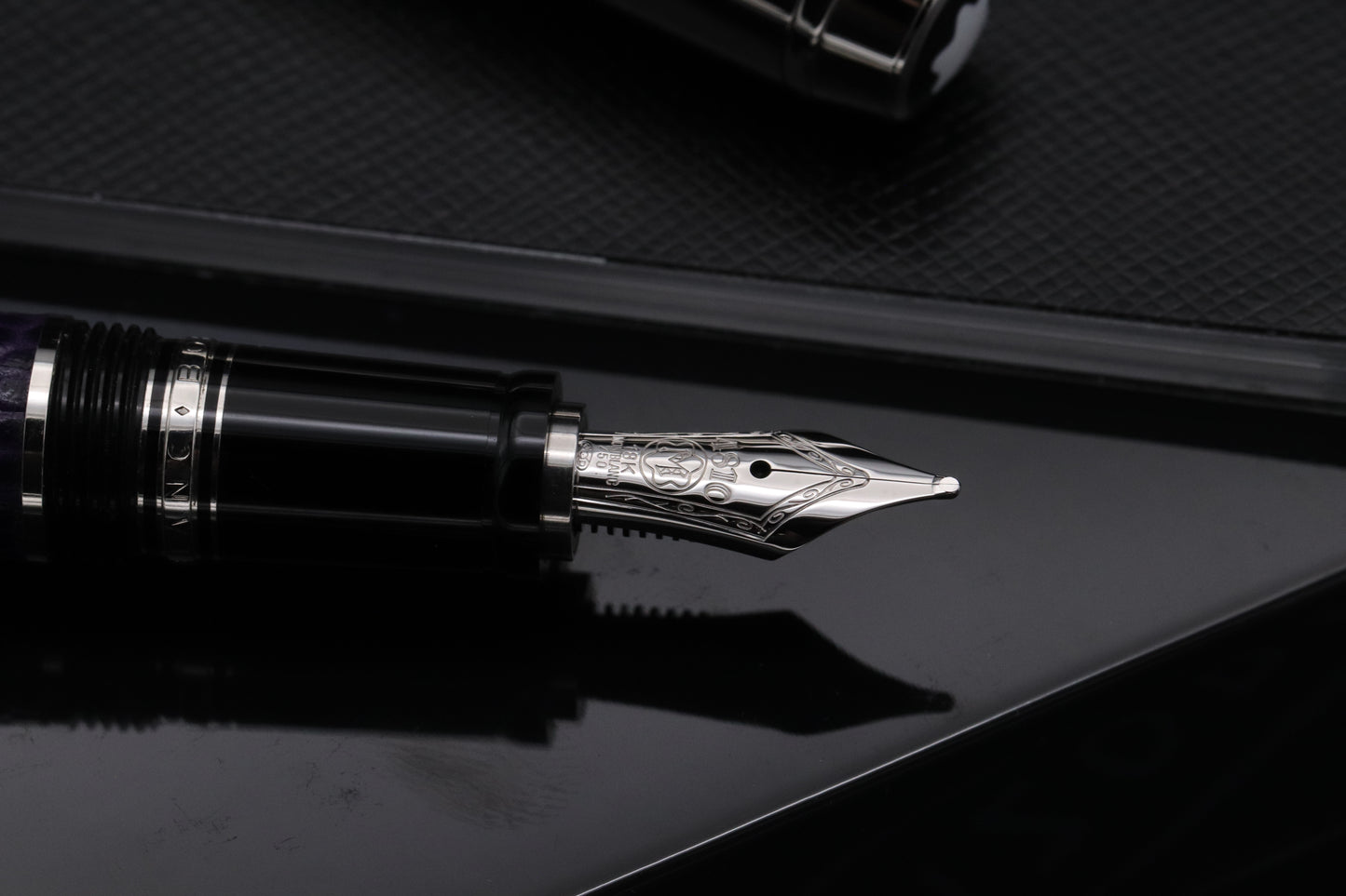 Montblanc Boheme Jewels Amethyst Fountain Pen and Pouch Set - UNUSED