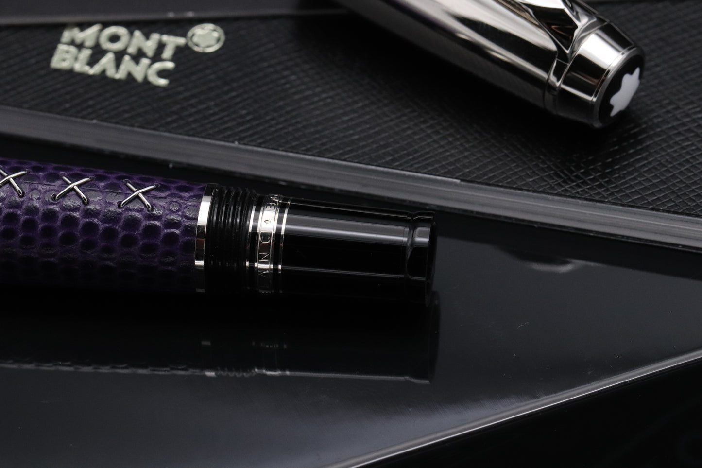 Montblanc Boheme Jewels Amethyst Fountain Pen and Pouch Set - UNUSED