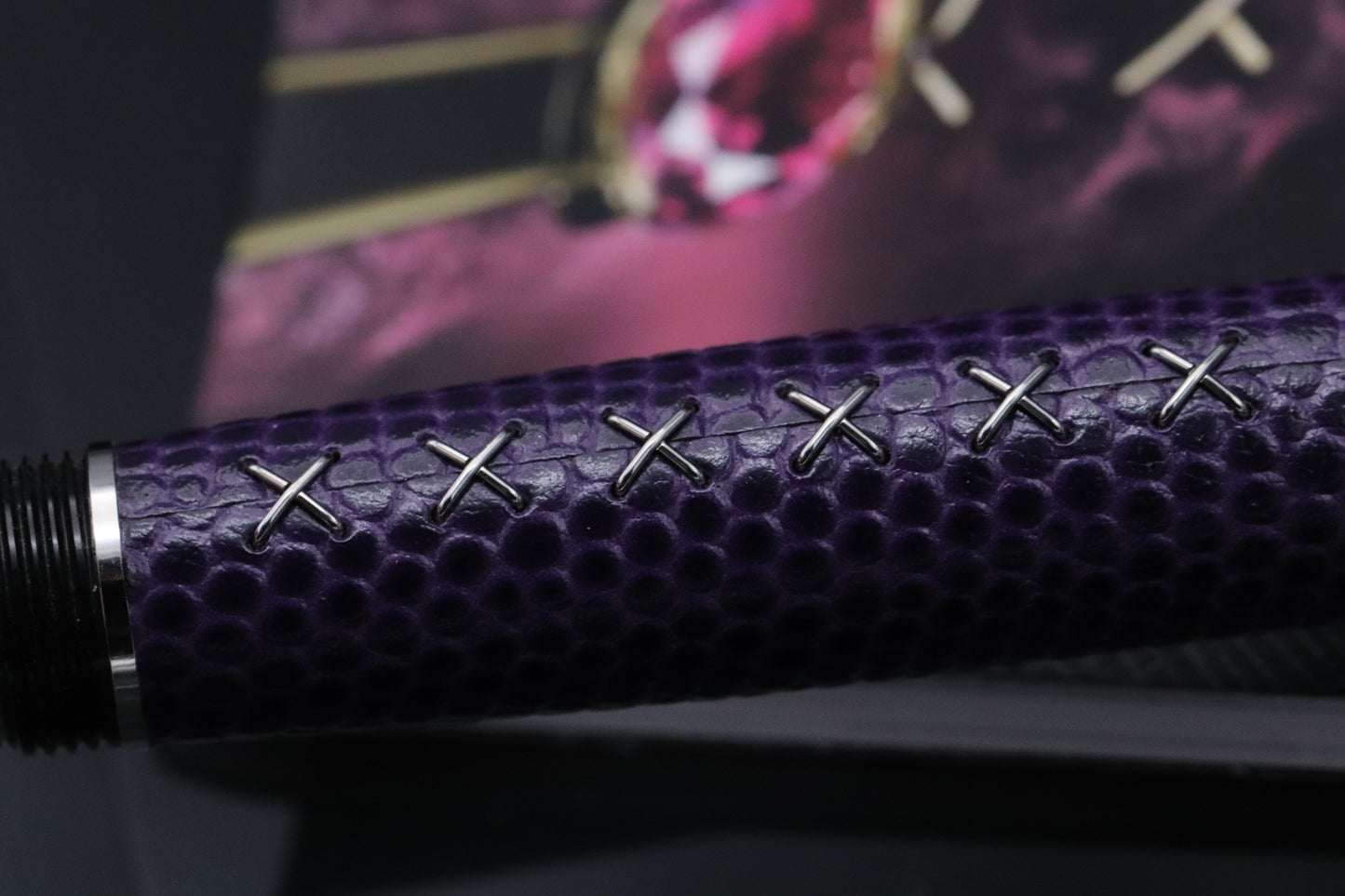 Montblanc Boheme Jewels Amethyst Fountain Pen and Pouch Set - UNUSED