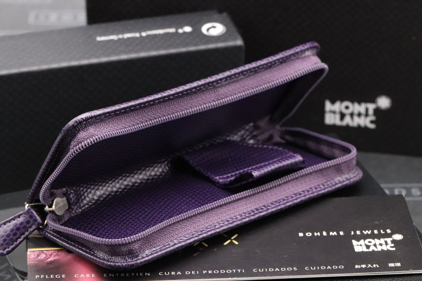 Montblanc Boheme Jewels Amethyst Fountain Pen and Pouch Set - UNUSED