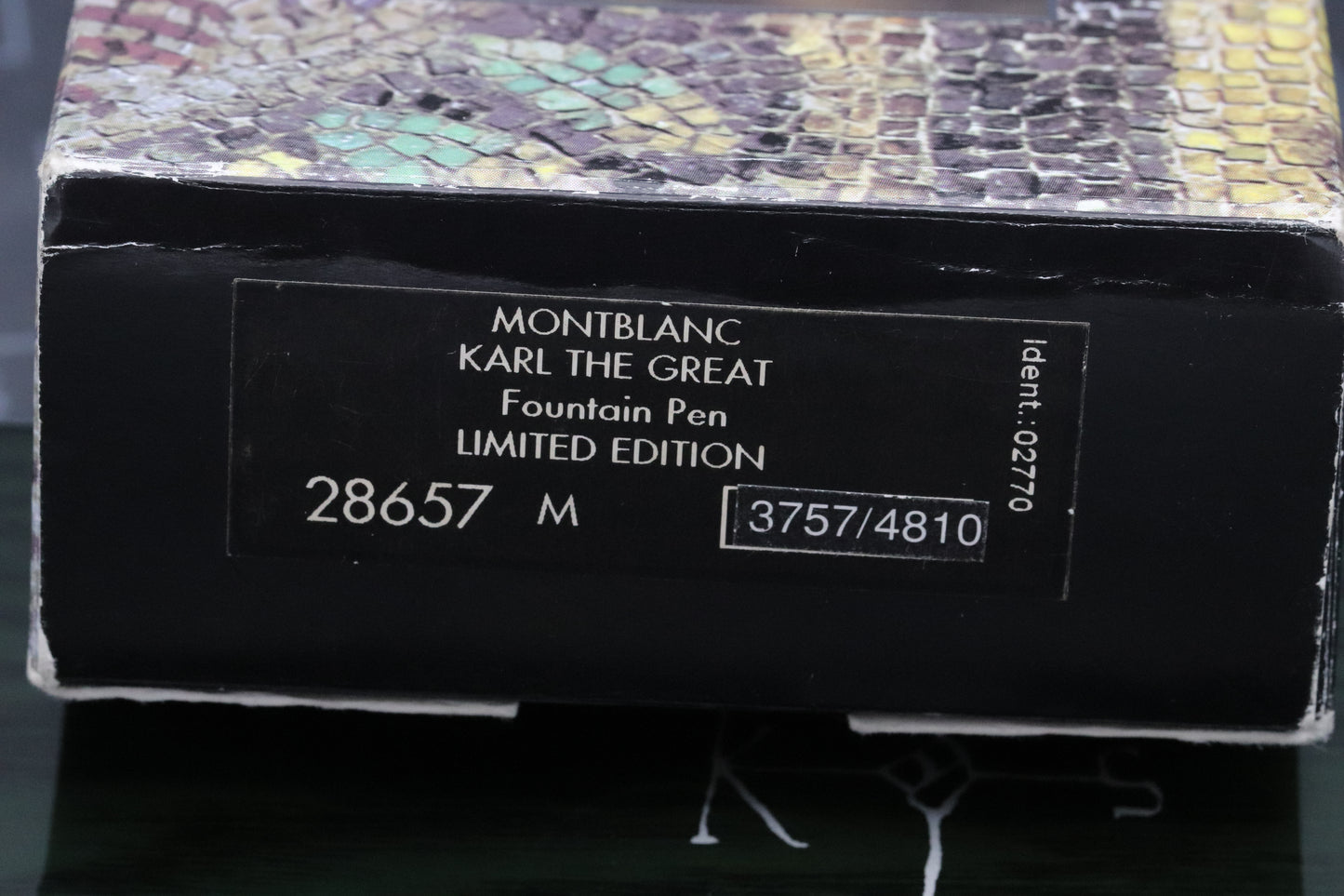 Montblanc Patron Of Art Karl Der Grosse Charlemagne 4810 Fountain Pen – UNUSED