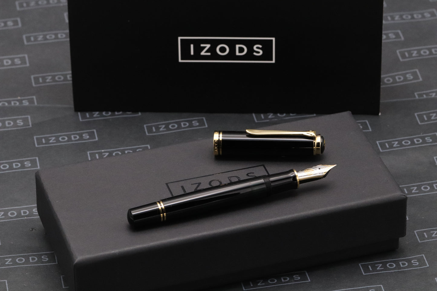 Pelikan Souveran M1000 Black Fountain Pen - Fine PF Marked Nib