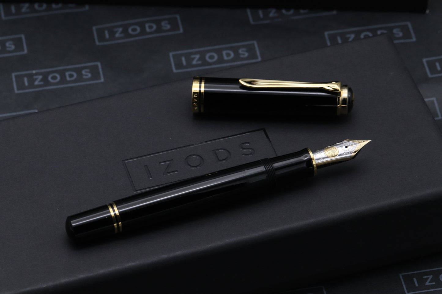 Pelikan Souveran M1000 Black Fountain Pen - Fine PF Marked Nib