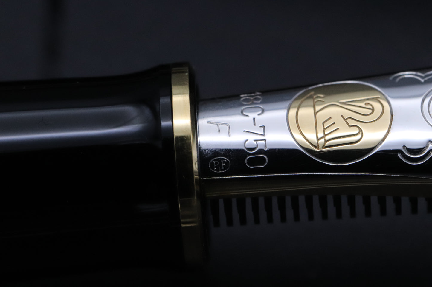 Pelikan Souveran M1000 Black Fountain Pen - Fine PF Marked Nib