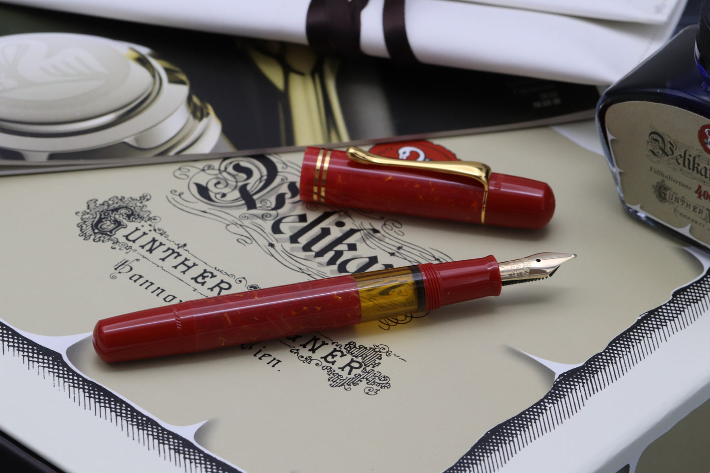 Pelikan M101N Bright Red Special Edition Fountain Pen