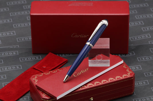 Cartier R de Cartier Blue Ballpoint Pen