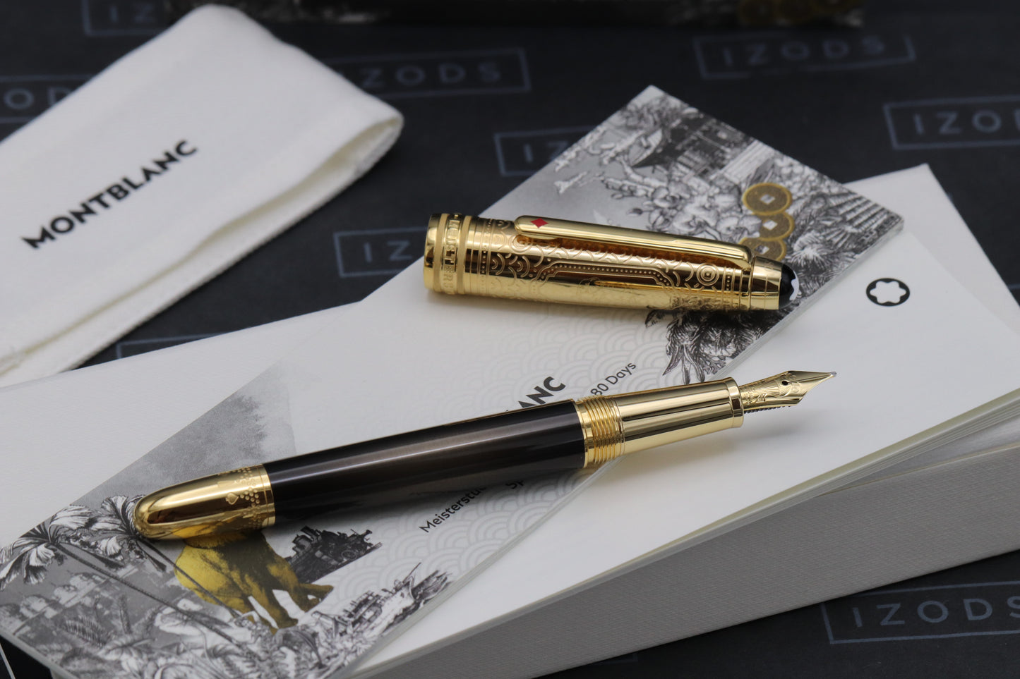Montblanc Meisterstuck Classique Around The World in 80 Days Doue Fountain Pen - UNUSED