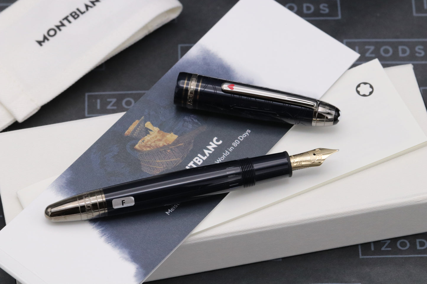 Montblanc Meisterstuck LeGrand Around The World in 80 Days Fountain Pen - UNUSED - Fine Nib