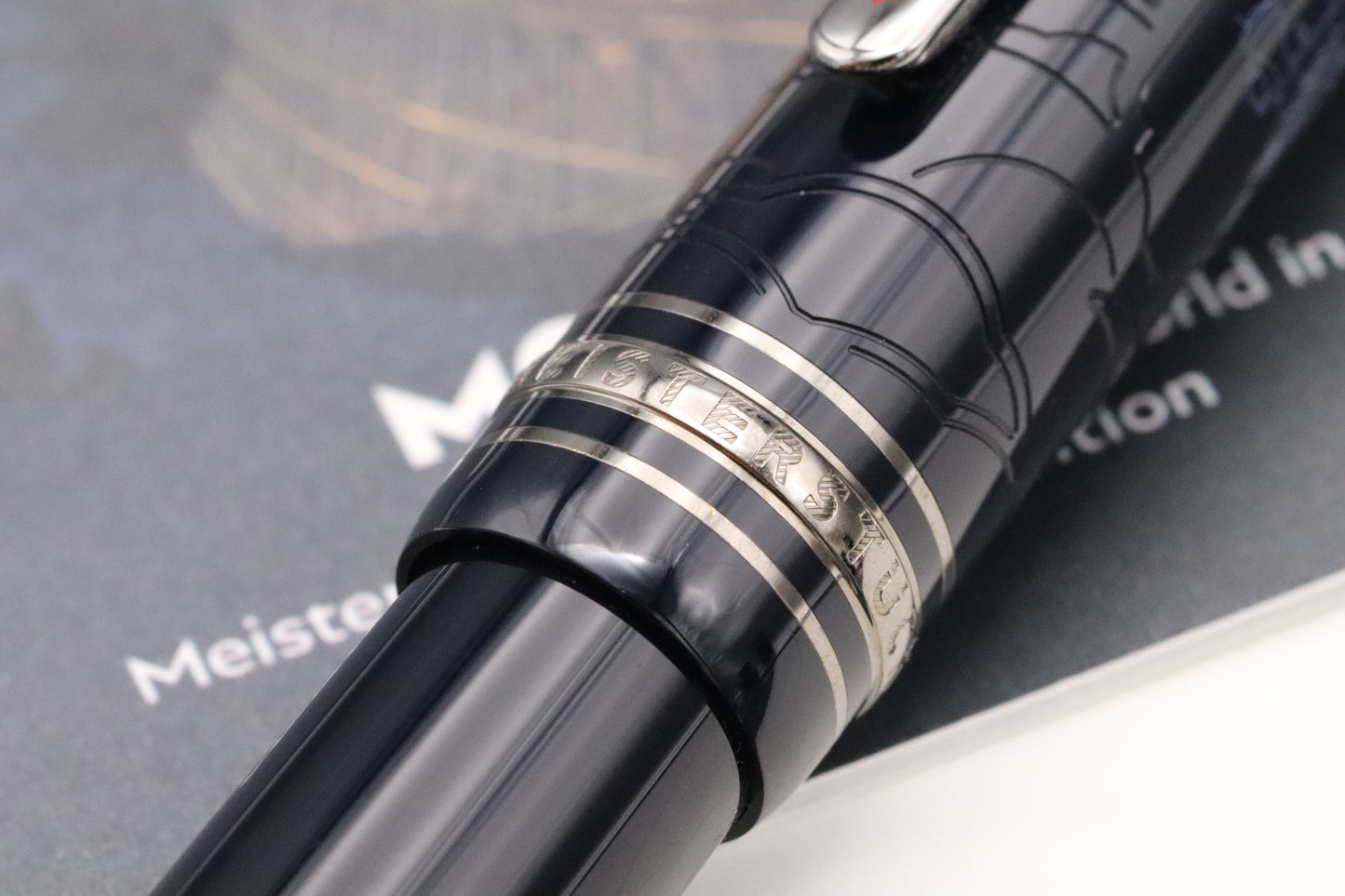 Montblanc Meisterstuck LeGrand Around The World in 80 Days Fountain Pen - UNUSED - Fine Nib