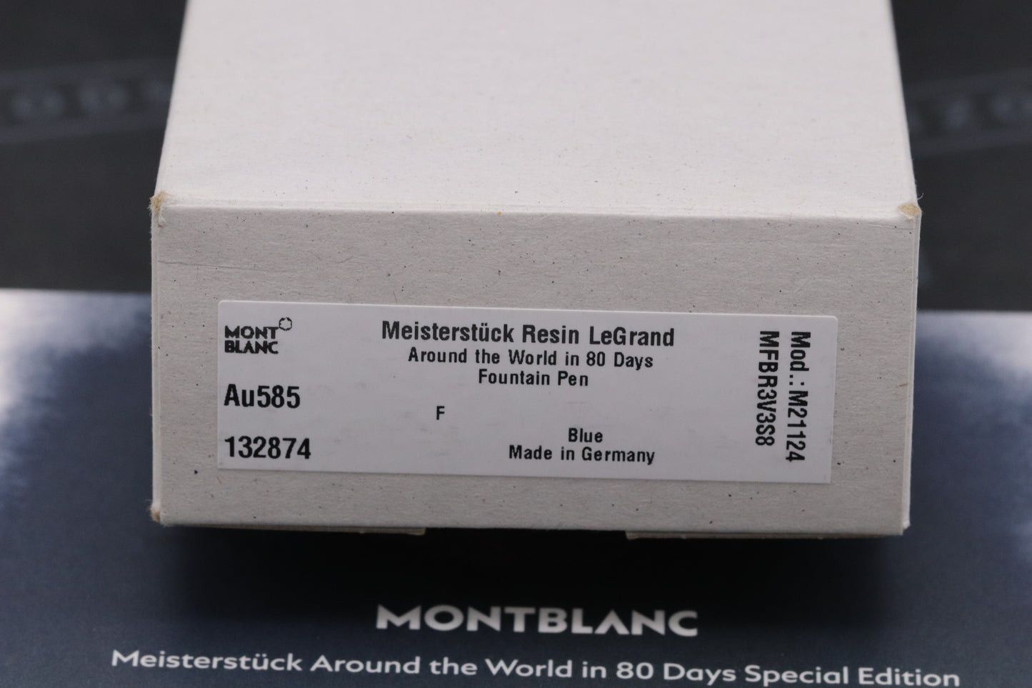 Montblanc Meisterstuck LeGrand Around The World in 80 Days Fountain Pen - UNUSED - Fine Nib