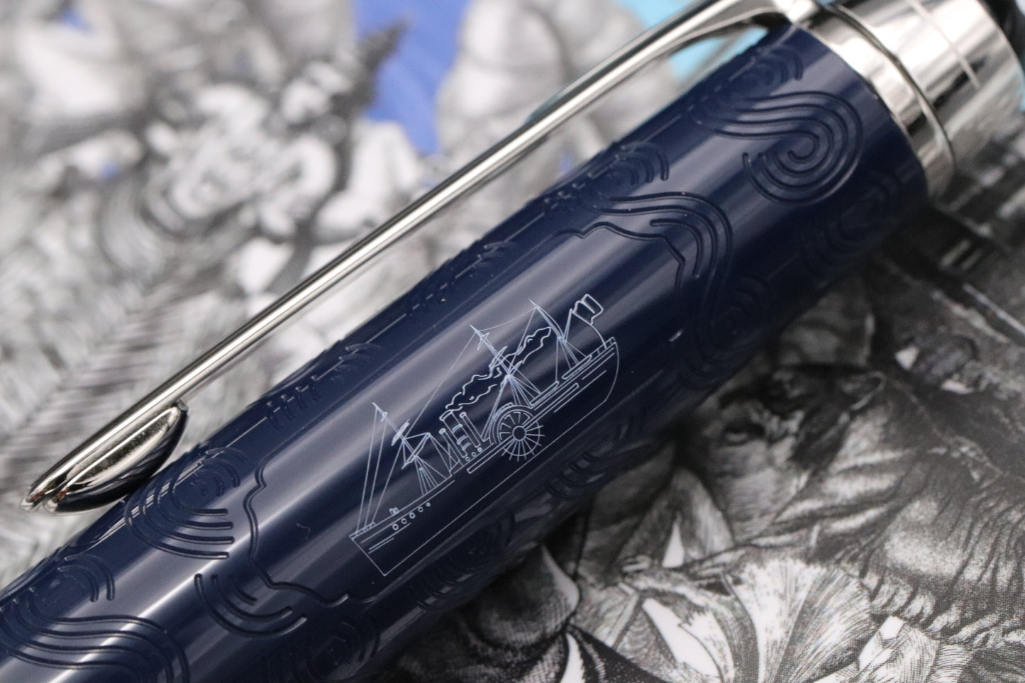 Montblanc Meisterstuck Midsize Around the World in 80 Days Ballpoint Pen