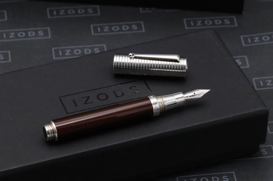 Montegrappa Espressione Duetto Silver Brown Fountain Pen