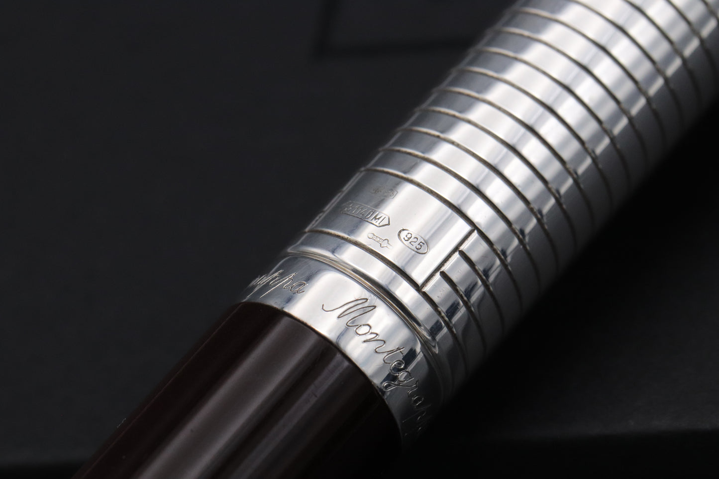 Montegrappa Espressione Duetto Silver Brown Fountain Pen