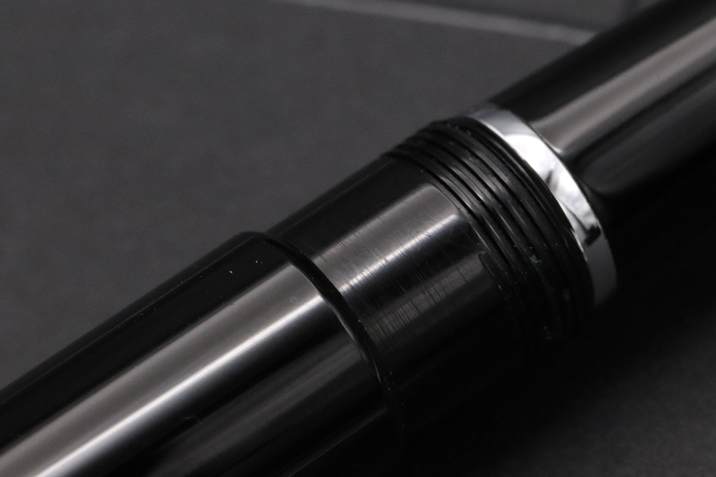 Aurora Talentum Black Chrome Fountain Pen