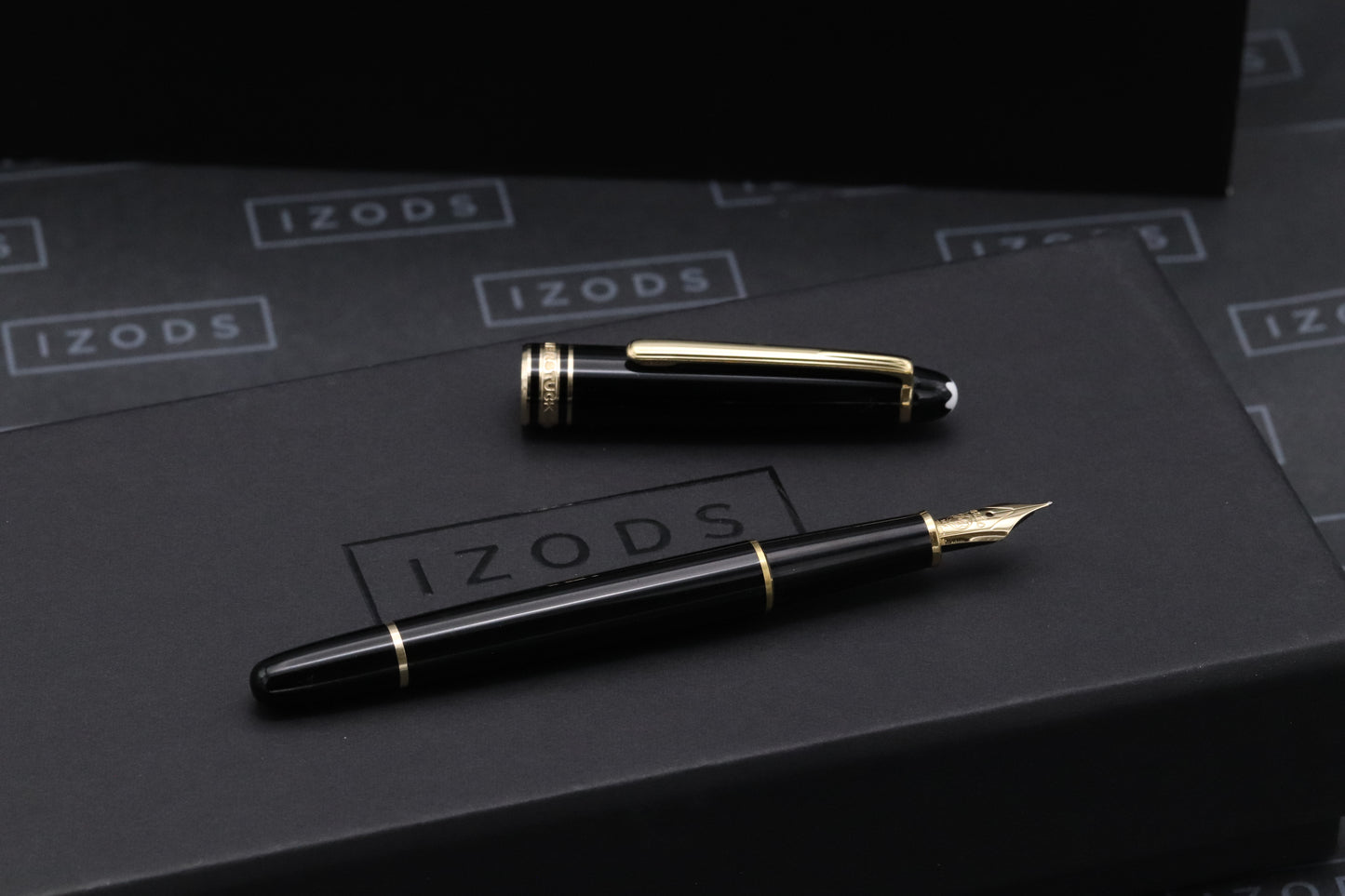 Montblanc Meisterstuck 144 Classique Gold Coated Fountain Pen - Monotone EF Nib