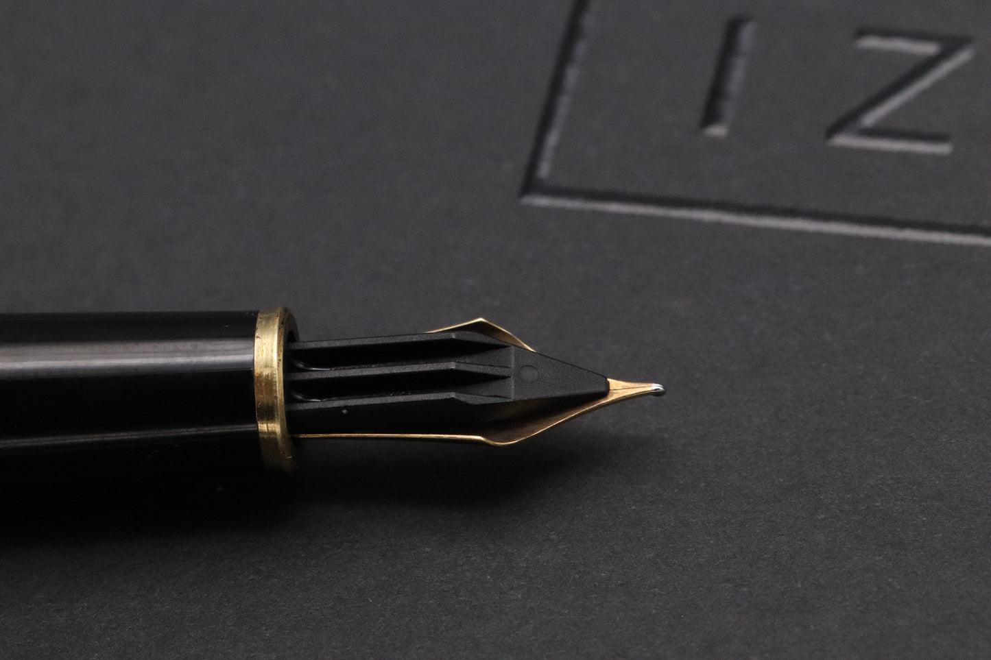 Montblanc Meisterstuck 144 Classique Gold Coated Fountain Pen - Monotone EF Nib