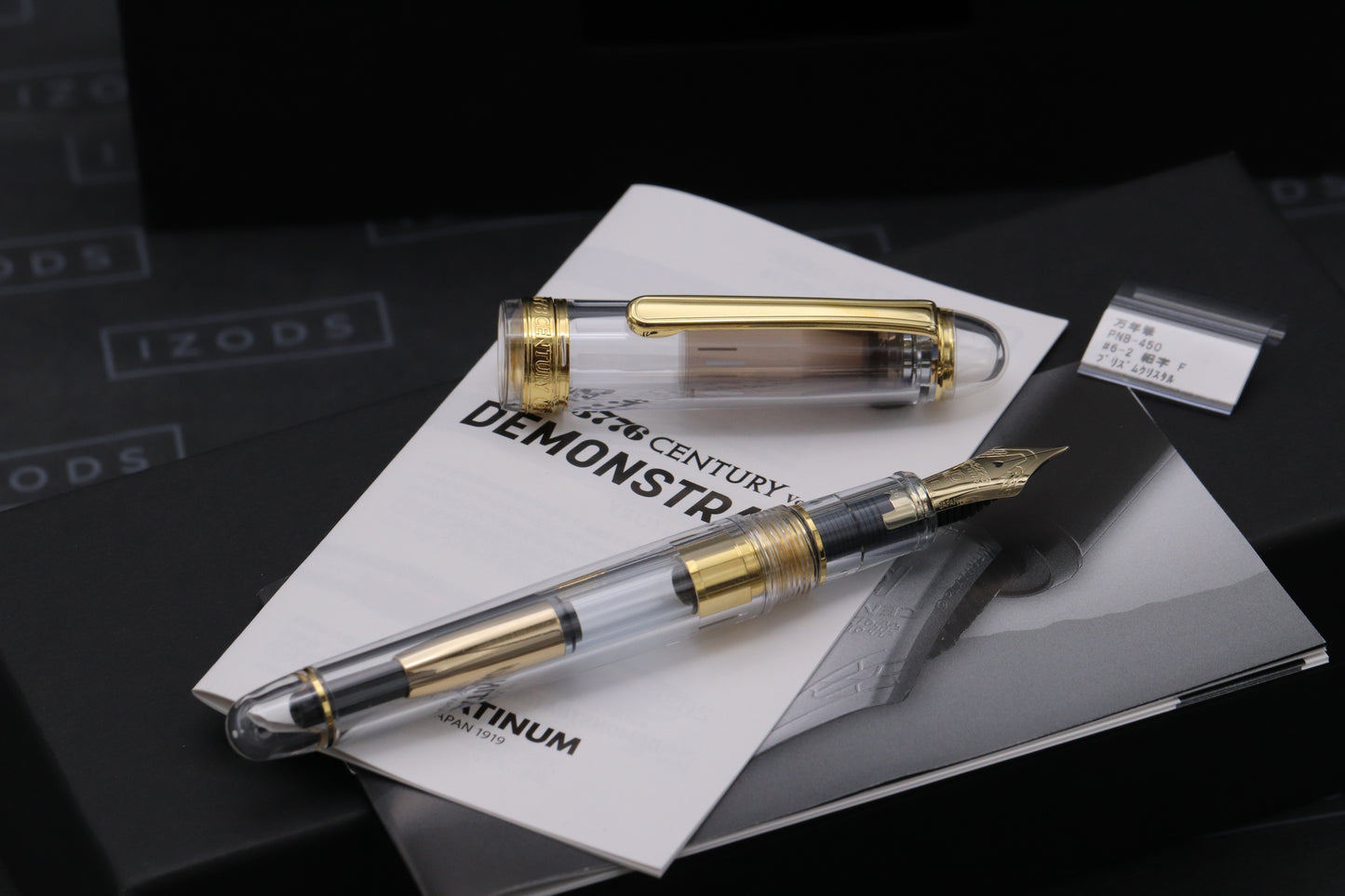 Platinum 3776 Century 15th Anniversary 2.0 LE Demonstrator Fountain Pen - UNUSED -  Fine Nib