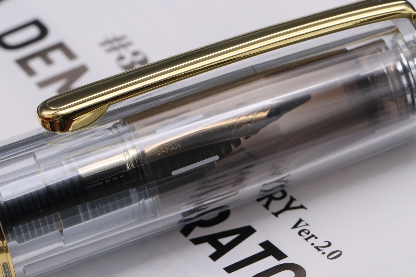 Platinum 3776 Century 15th Anniversary 2.0 LE Demonstrator Fountain Pen - UNUSED -  Fine Nib