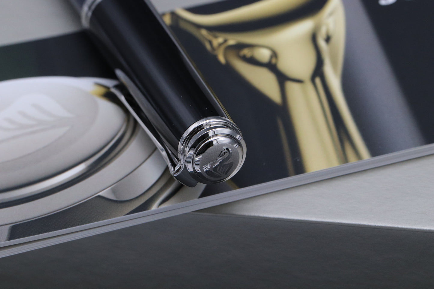 Pelikan Souveran M805 Blue Black Fountain Pen - EF Nib