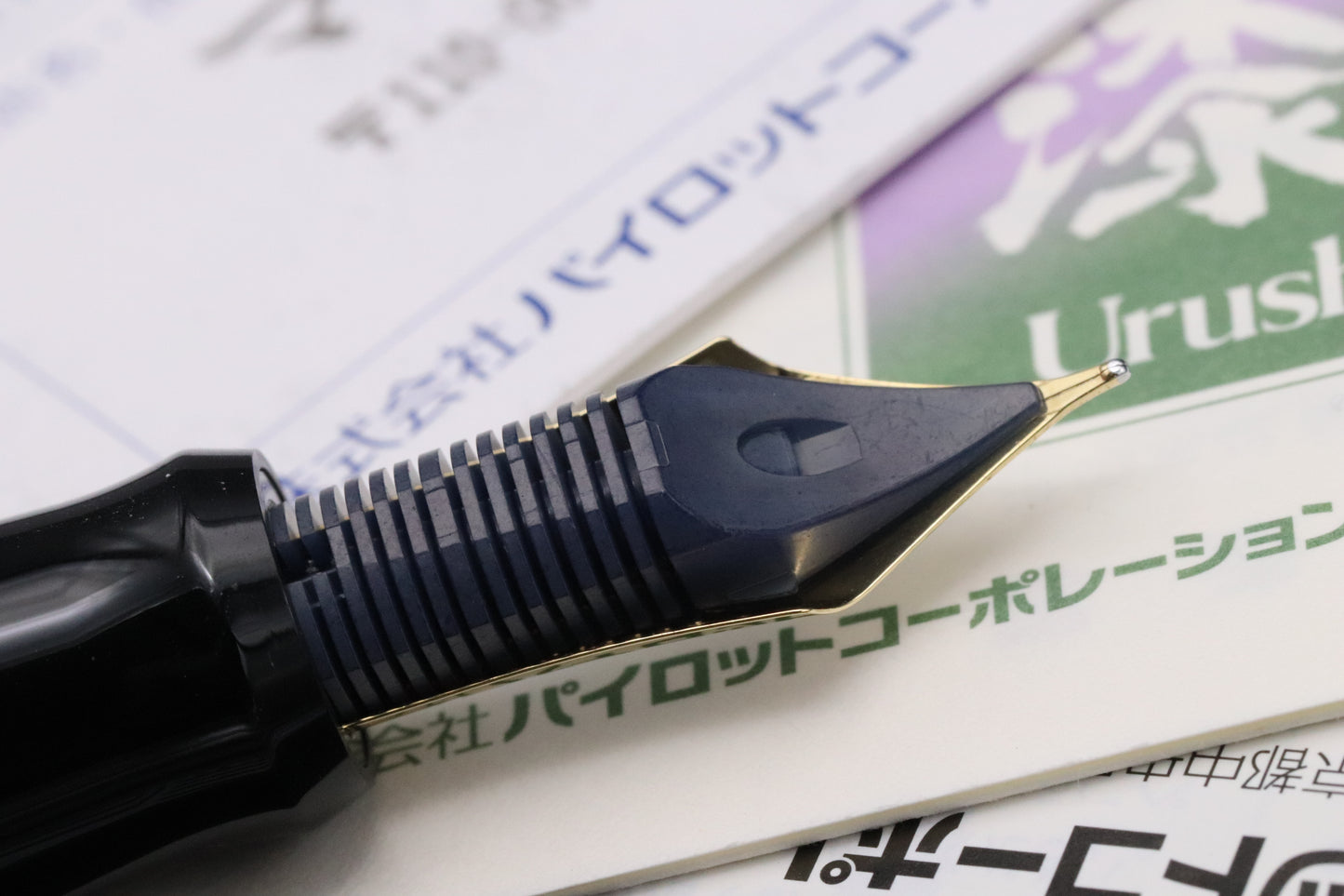 Pilot Custom Urushi Black Fountain Pen