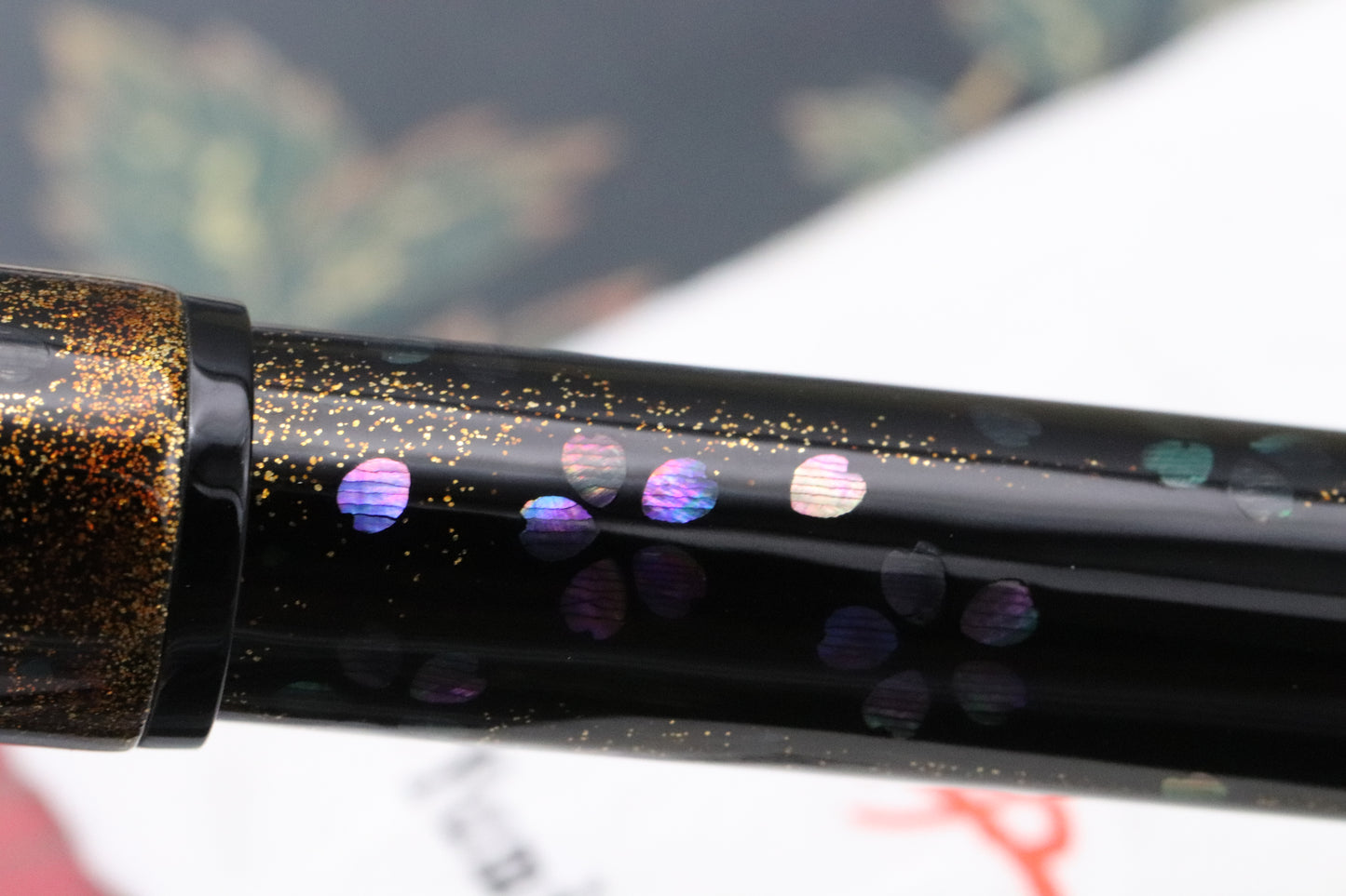 Namiki Yukari Yozakura Maki-e Raden Yumi Fountain Pen