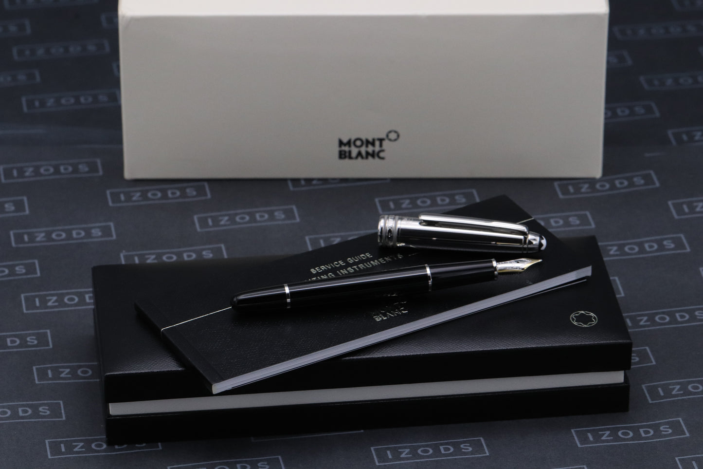 Montblanc Meisterstuck 144 Classique Steel Doue Fountain Pen - SJP Logo - UNUSED