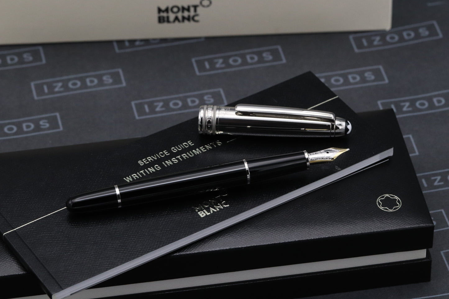 Montblanc Meisterstuck 144 Classique Steel Doue Fountain Pen - SJP Logo - UNUSED
