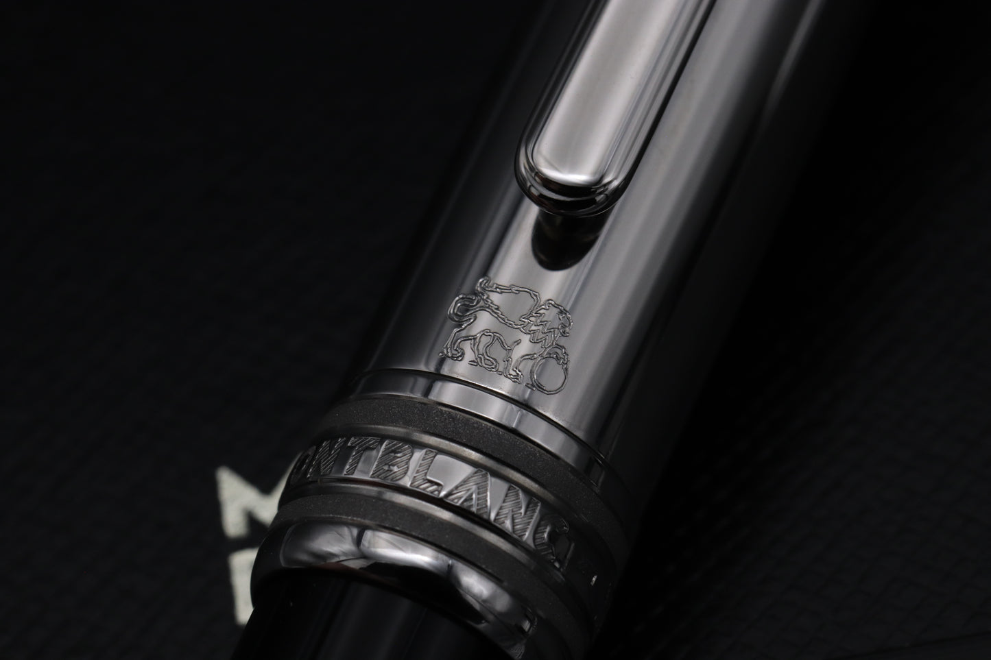 Montblanc Meisterstuck 144 Classique Steel Doue Fountain Pen - SJP Logo - UNUSED