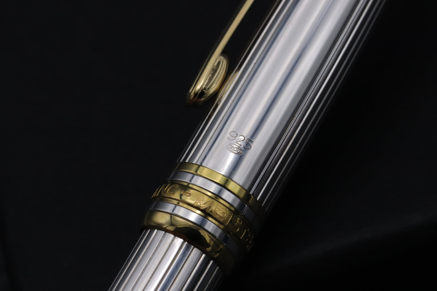Montblanc Meisterstück 163 Classique Sterling Silver Pinstripe Rollerball Pen