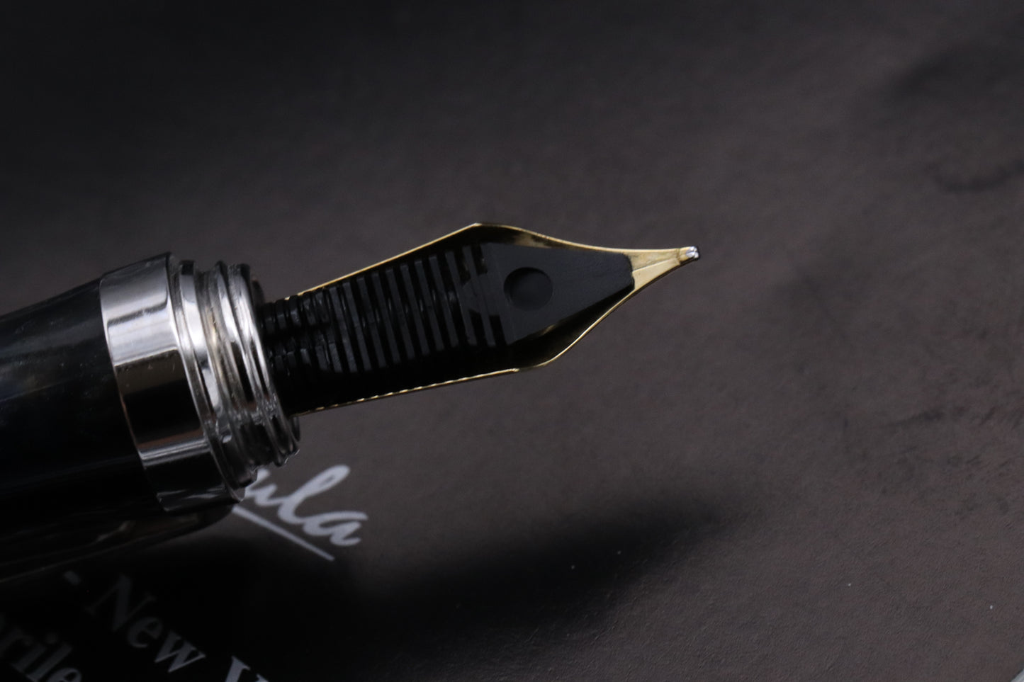 Stipula Giovanni da Verrazzano Celluloid Retractable Nib LE Fountain Pen - Stub