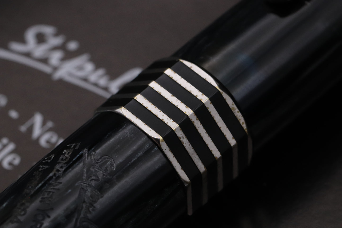 Stipula Giovanni da Verrazzano Celluloid Retractable Nib LE Fountain Pen - Stub