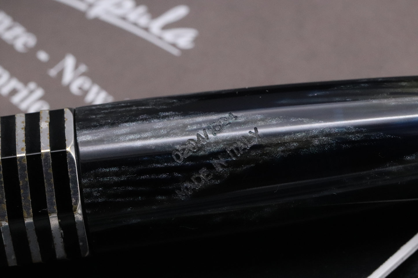 Stipula Giovanni da Verrazzano Celluloid Retractable Nib LE Fountain Pen - Stub
