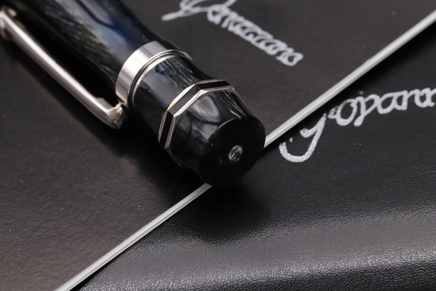 Stipula Giovanni da Verrazzano Celluloid Retractable Nib LE Fountain Pen - Stub