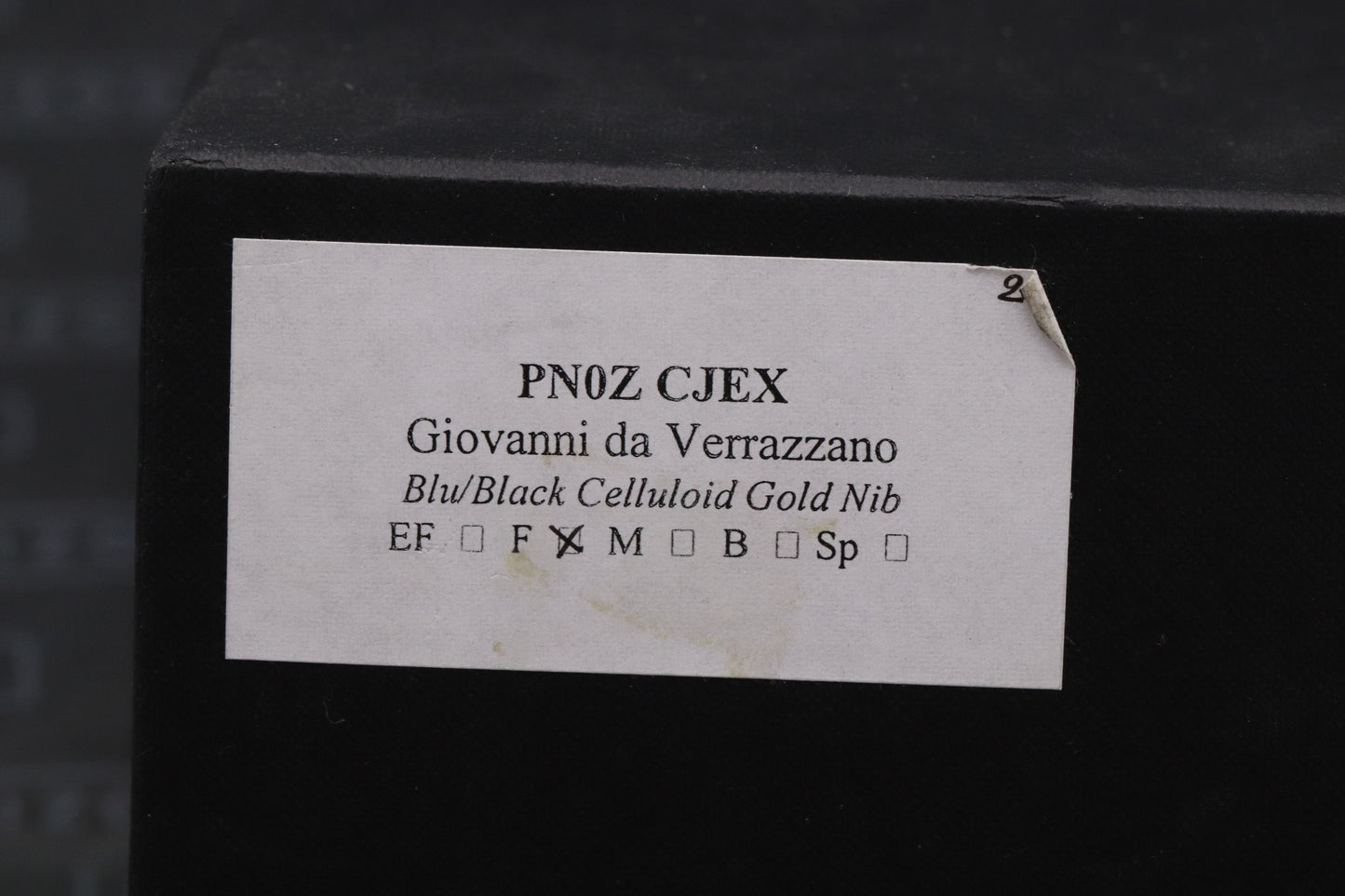 Stipula Giovanni da Verrazzano Celluloid Retractable Nib LE Fountain Pen - Stub