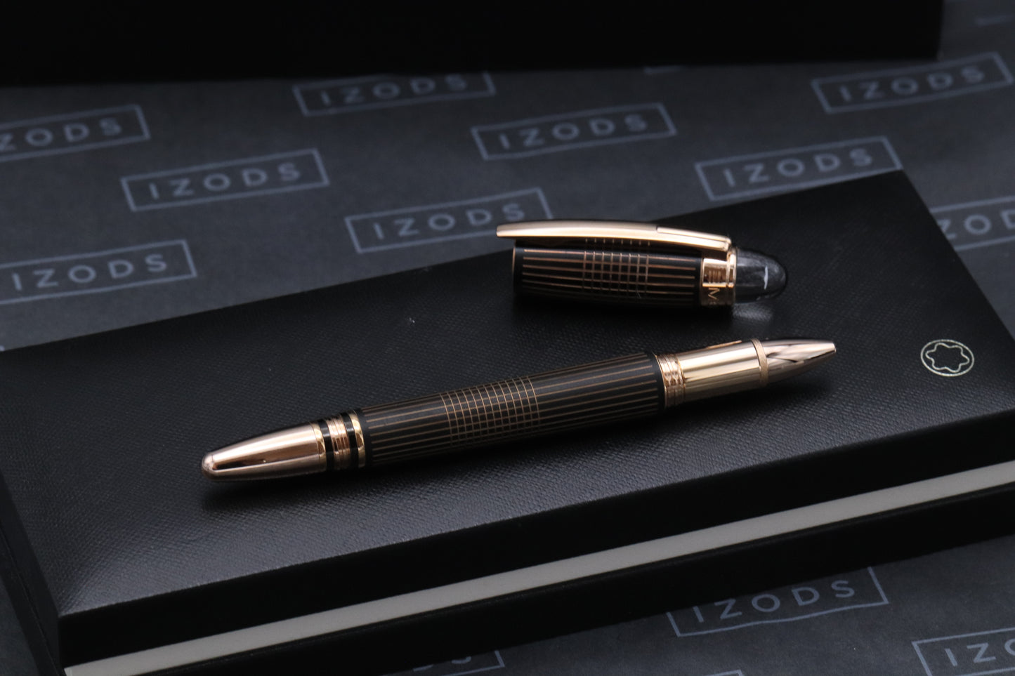 Montblanc Starwalker Red Gold Metal Rollerball / Fineliner Pen