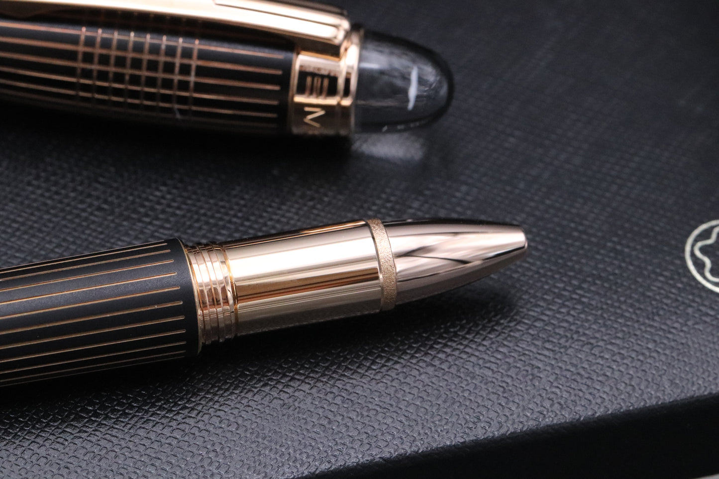 Montblanc Starwalker Red Gold Metal Rollerball / Fineliner Pen