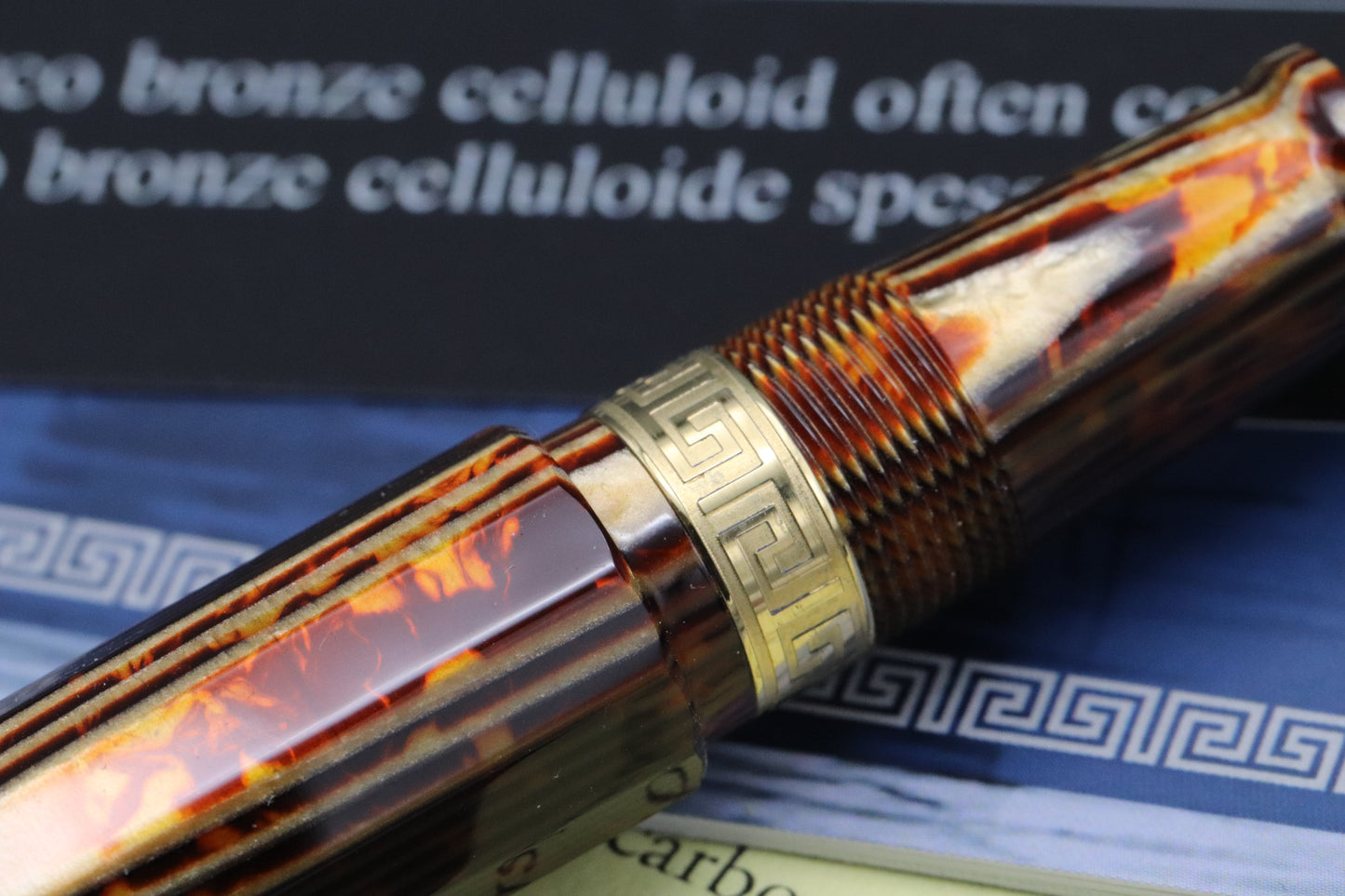ASC Gladiatore Medio Arco Bronze Celluloid Fountain Pen - UNUSED