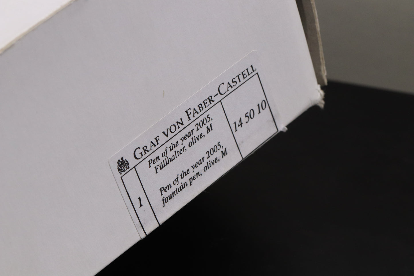Graf von Faber-Castell Pen of the Year 2005 Galuchet Fountain Pen - UNUSED