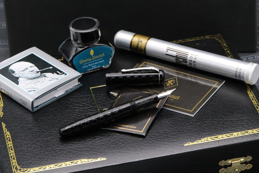 Conway Stewart Winston Chartwell Limited Edition Fountain Pen - Broad Nib