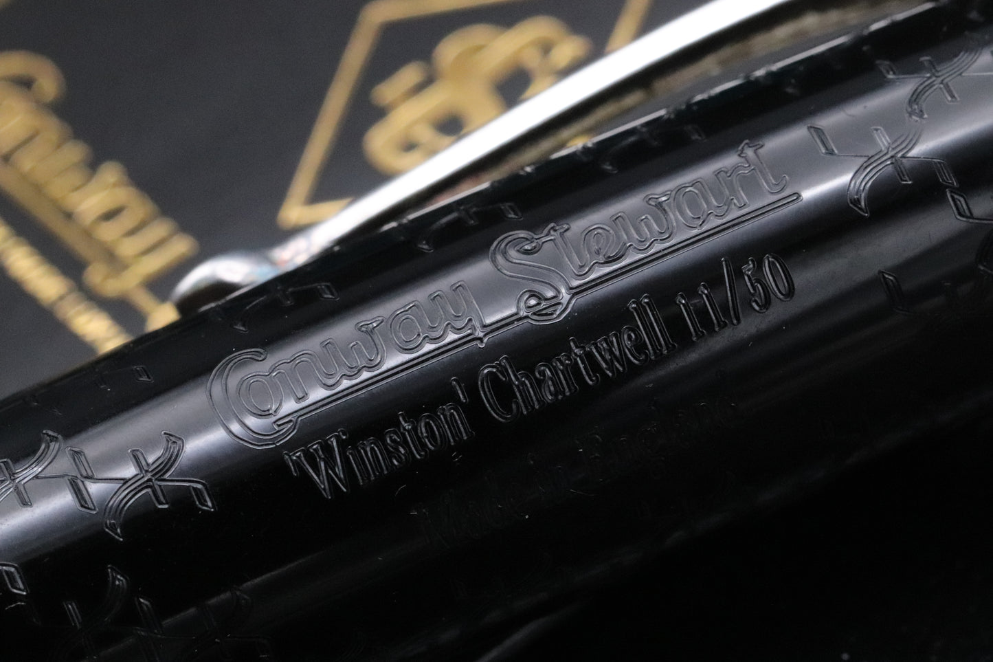 Conway Stewart Winston Chartwell Limited Edition Fountain Pen - Broad Nib
