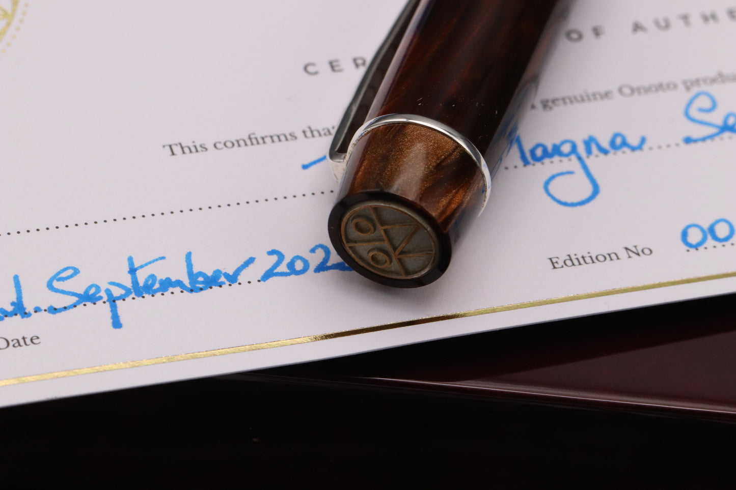Onoto Magna Sequoyah Limited Edition Fountain Pen - UNUSED - 000/200 - Medium
