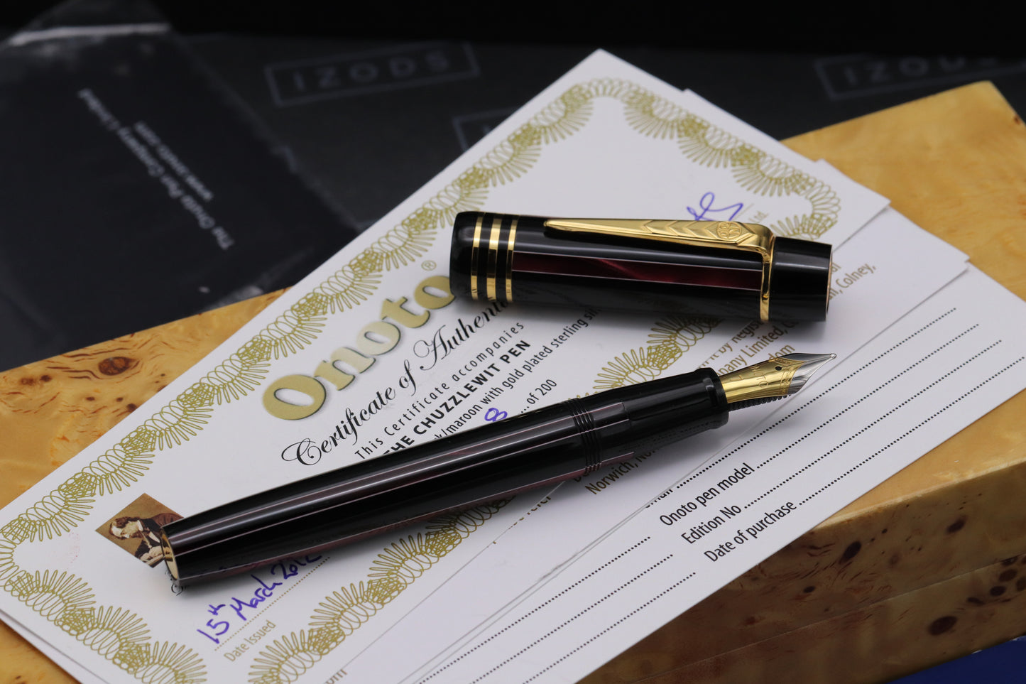 Onoto Magna Charles Dickens Chuzzlewit Limited Edition Fountain Pen