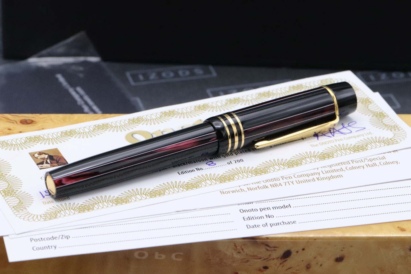 Onoto Magna Charles Dickens Chuzzlewit Limited Edition Fountain Pen