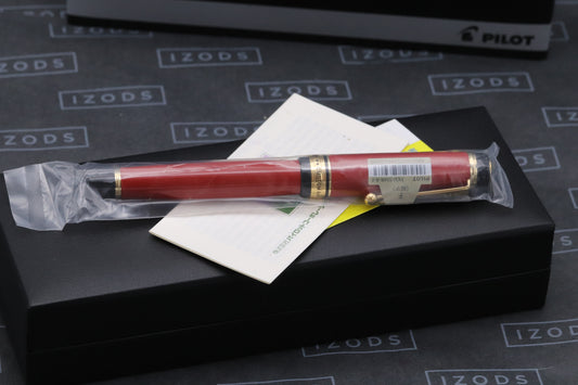 Pilot Custom 845 Urushi Vermilion Fountain Pen - SEALED - Fine Nib